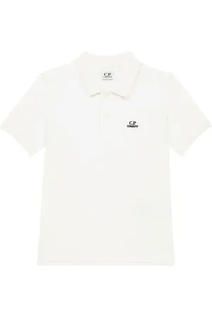 C.P. Company Logo cotton polo