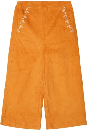 Louise Misha Flor embroidered cotton pants