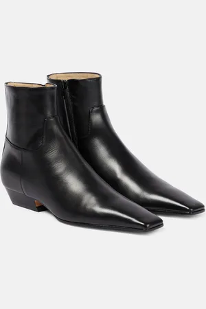 Khaite Marfa leather ankle boots