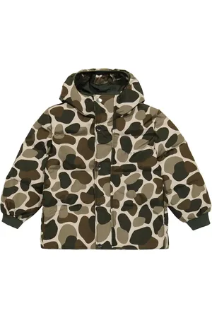 Liewood Palle camouflage hooded puffer jacket