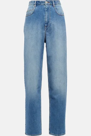 Marant Etoile Corsy high-rise tapered jeans