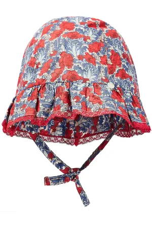 Tartine Et Chocolat Baby floral cotton hat