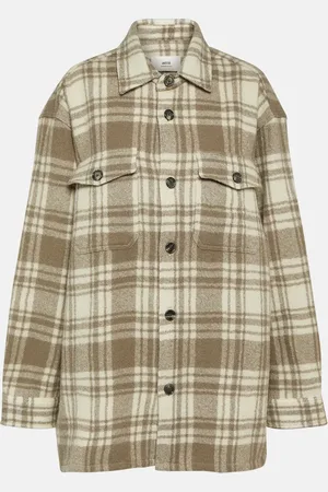 Ami Checked wool overshirt