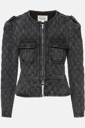 Marant Etoile Deliona quilted denim jacket