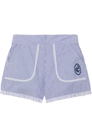 Chloé ChloÃ© Kids Pinstriped cotton shorts