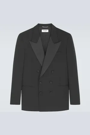 Saint Laurent Double-breasted virgin wool blazer