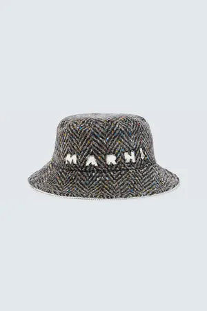 Marni Logo wool bucket hat