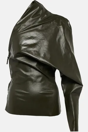 Rick Owens Draped one-shoulder top