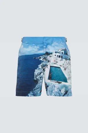 Orlebar Brown Bulldog printed swim trunks