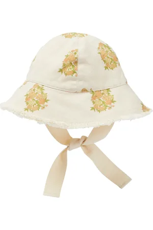 The New Society Loretta floral denim bucket hat