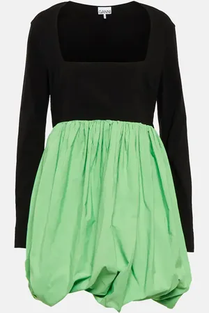 Ganni Balloon skirt taffeta minidress