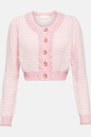 LOVESHACKFANCY Twain cropped cardigan