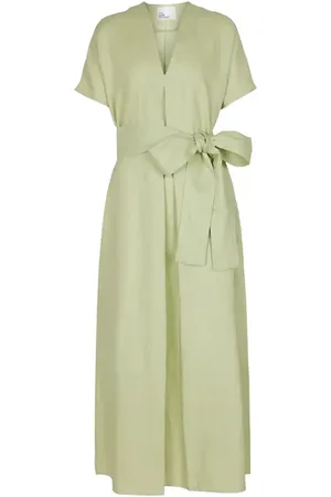 Lisa Marie Fernandez Rosetta linen maxi dress