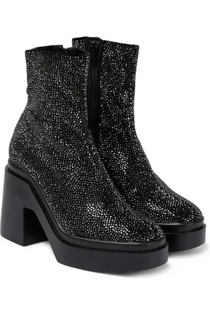 Robert Clergerie Nava embellished velvet ankle boots