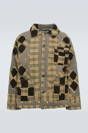 BODE Corduroy Nine Patch Quilt jacket