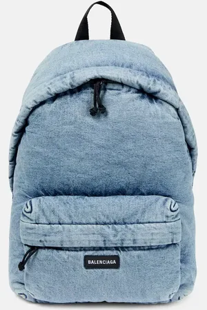 Balenciaga Padded denim backpack