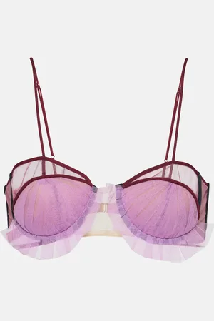 Nensi Dojaka Exploding Flower tulle bra
