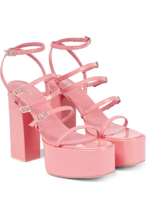 PARIS TEXAS Jessica 130 leather platform sandals