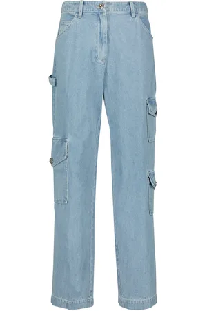 Staud Easton high-rise wide-leg jeans