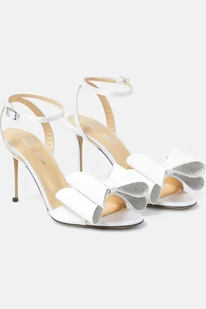 Mach & Mach Le Cadeau bow-detail satin sandals