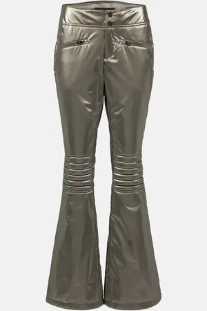 Perfect Moment Aurora low-rise metallic flared ski pants
