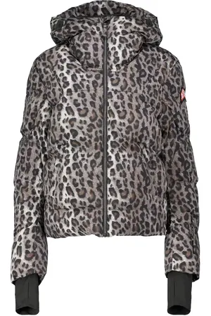 JET SET Julia leopard-print ski jacket