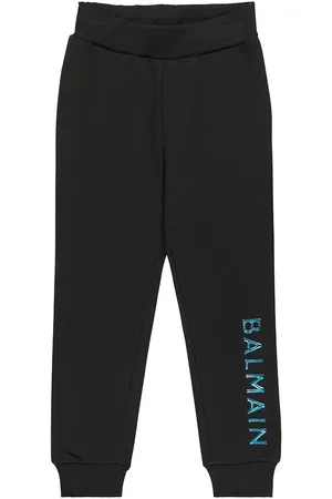 Balmain Logo cotton jersey sweatpants