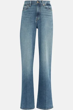 7 for all Mankind Lotta Luxe Vintage high-rise wide-leg jeans