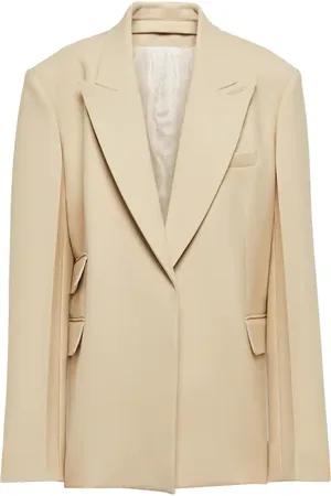 Peter Do Single-breasted wool-blen blazer
