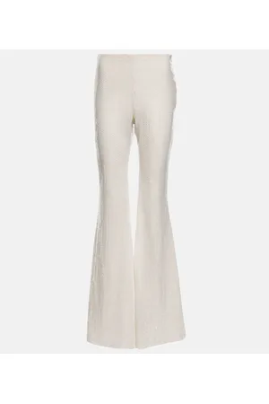 White 2024 flare pants