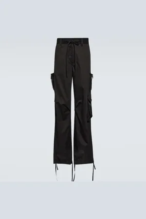 Dolce & Gabbana High-rise straight cotton pants