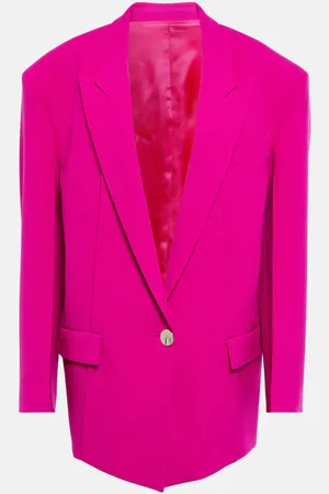 The Attico Glen oversized crÃªpe blazer
