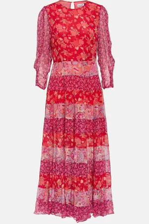 RIXO London Kristen floral voile midi dress