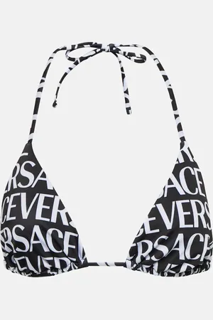 VERSACE Logo bikini top