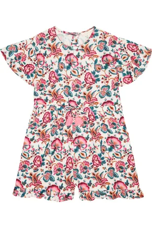 Louise Misha Mayalia floral cotton playsuit