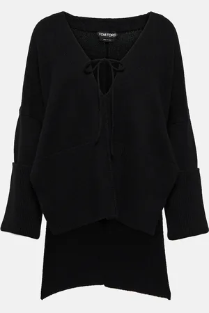 Tom Ford Off-shoulder cashmere and cotton sweater