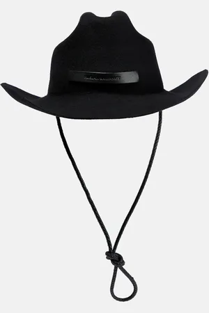Ruslan Baginskiy Leather-trimmed cowboy hat