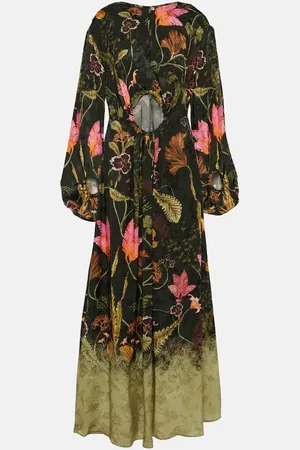 Agua by Agua Bendita Antonieta Habitat jacquard kaftan