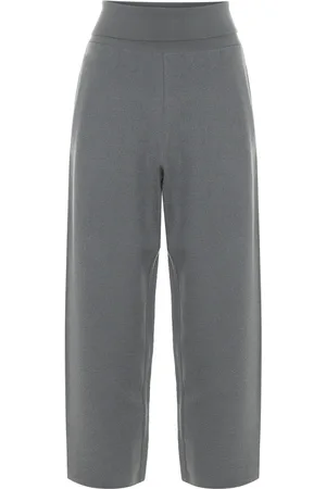 Stella McCartney Virgin wool wide-leg cropped pants
