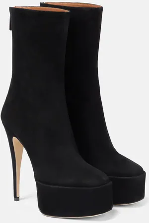 PARIS TEXAS Ivana suede platform ankle boots