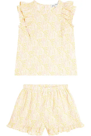 Tartine Et Chocolat Floral cotton top and shorts set