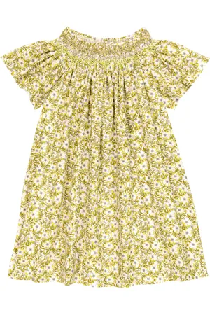 BONPOINT Arlene floral cotton dress