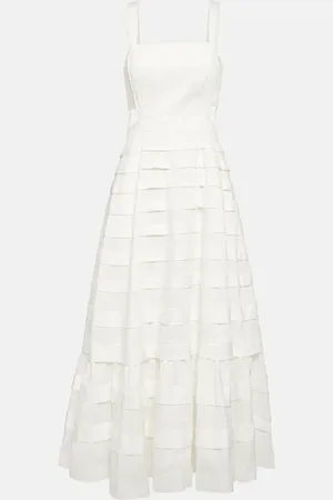 Simkhai Tiered cotton-blend maxi dress