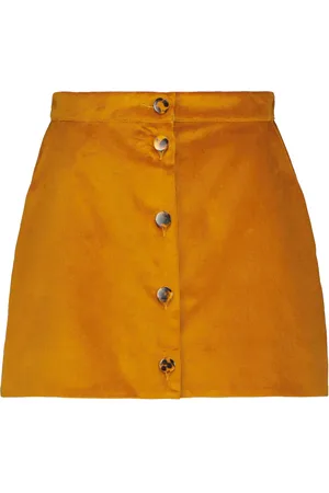Blazé Milano BlazÃ© Milano High-rise velvet miniskirt