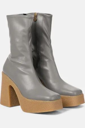 Stella McCartney Faux leather platform ankle boots