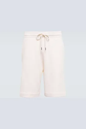 DRIES VAN NOTEN Cotton jersey drawstring shorts