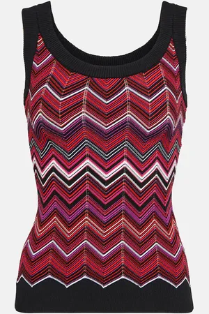 Missoni Zig-zag knit tank top