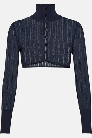 Alaïa AlaÃ¯a Crinoline cropped cardigan