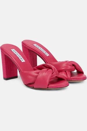 Aquazzura Olie 85 leather mules