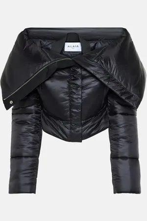 Alaïa AlaÃ¯a Cropped puffer jacket